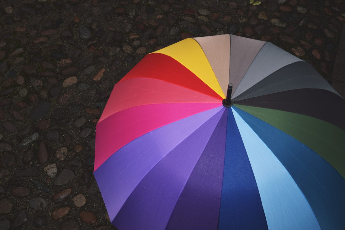Free stock image of Umbrella on Rainy Day