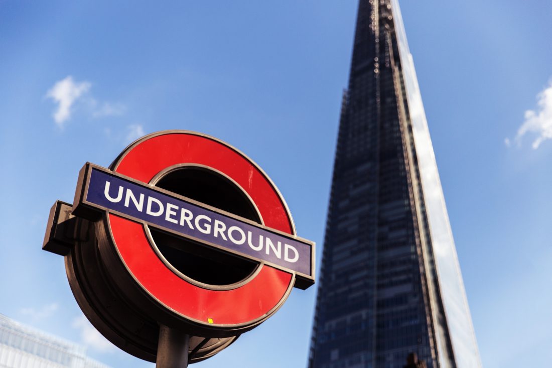 Free stock image of London Shard Underground