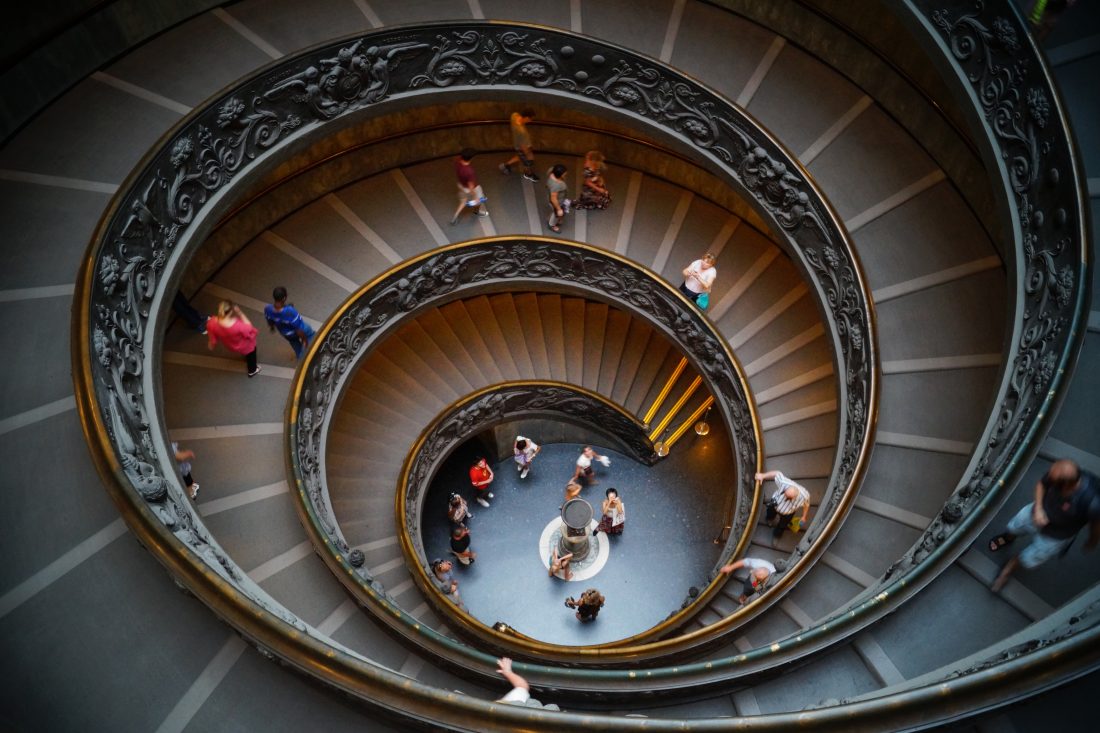 Free stock image of Vatican Stairs