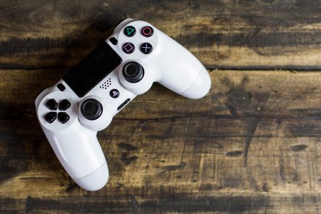 White Game Controller