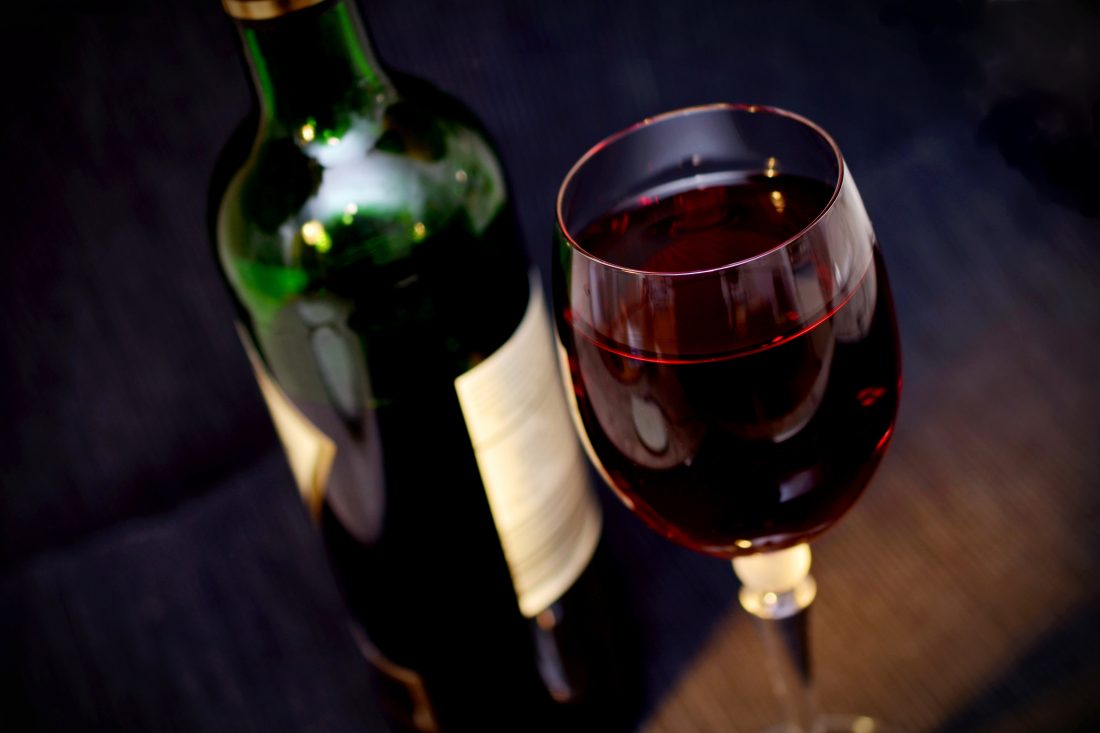 Free stock image of Wine Bottle & Glass