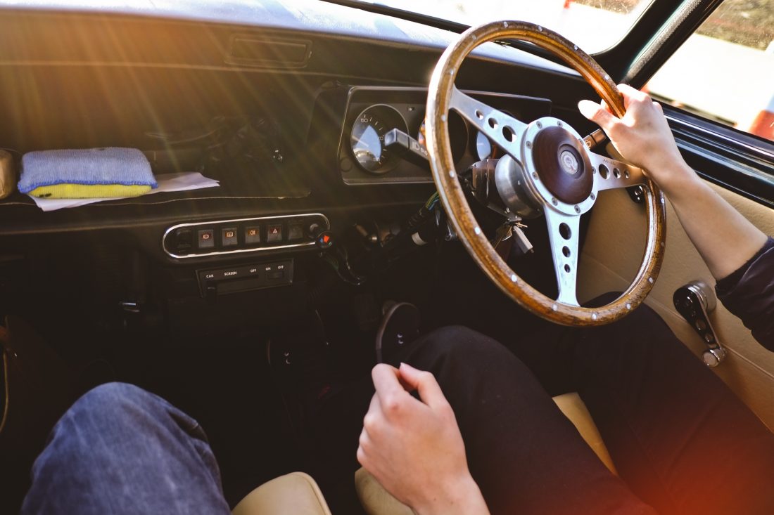 Free stock image of Woman Driving Car