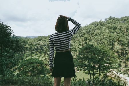 Woman Enjoying Scenery