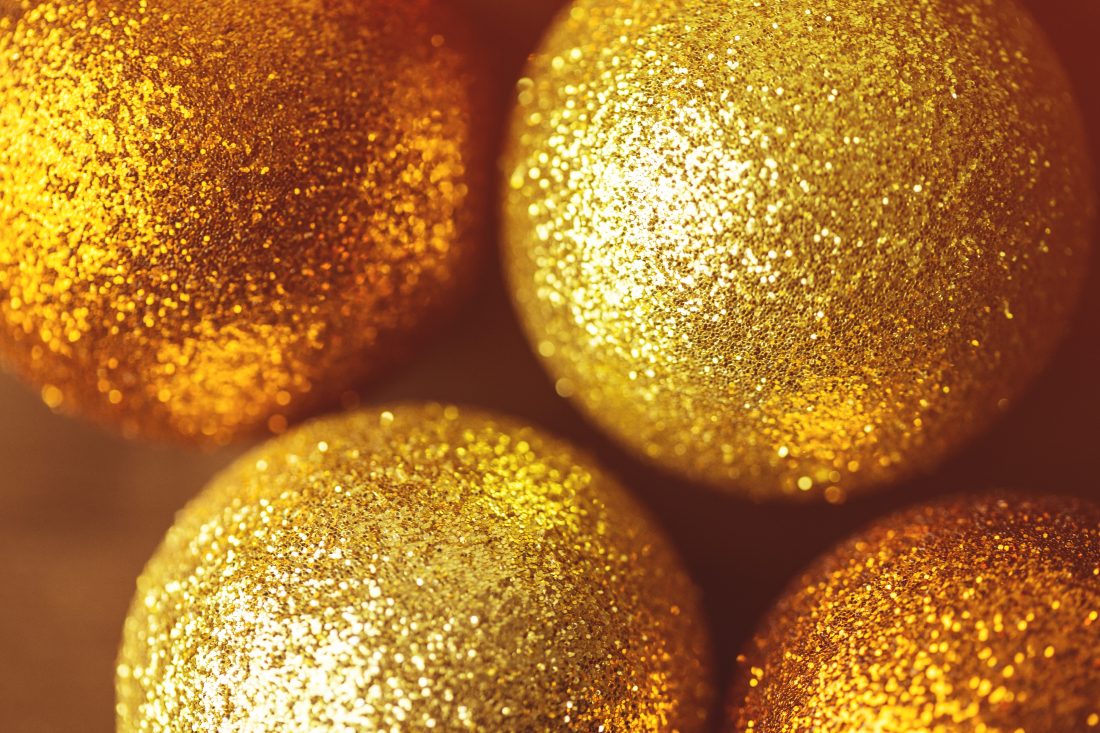 Free stock image of Xmas Glitter Balls
