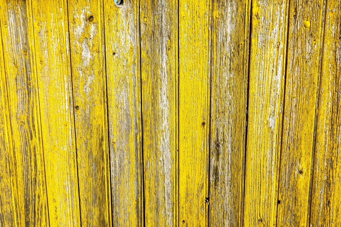 Free stock image of Yellow Wood Fence