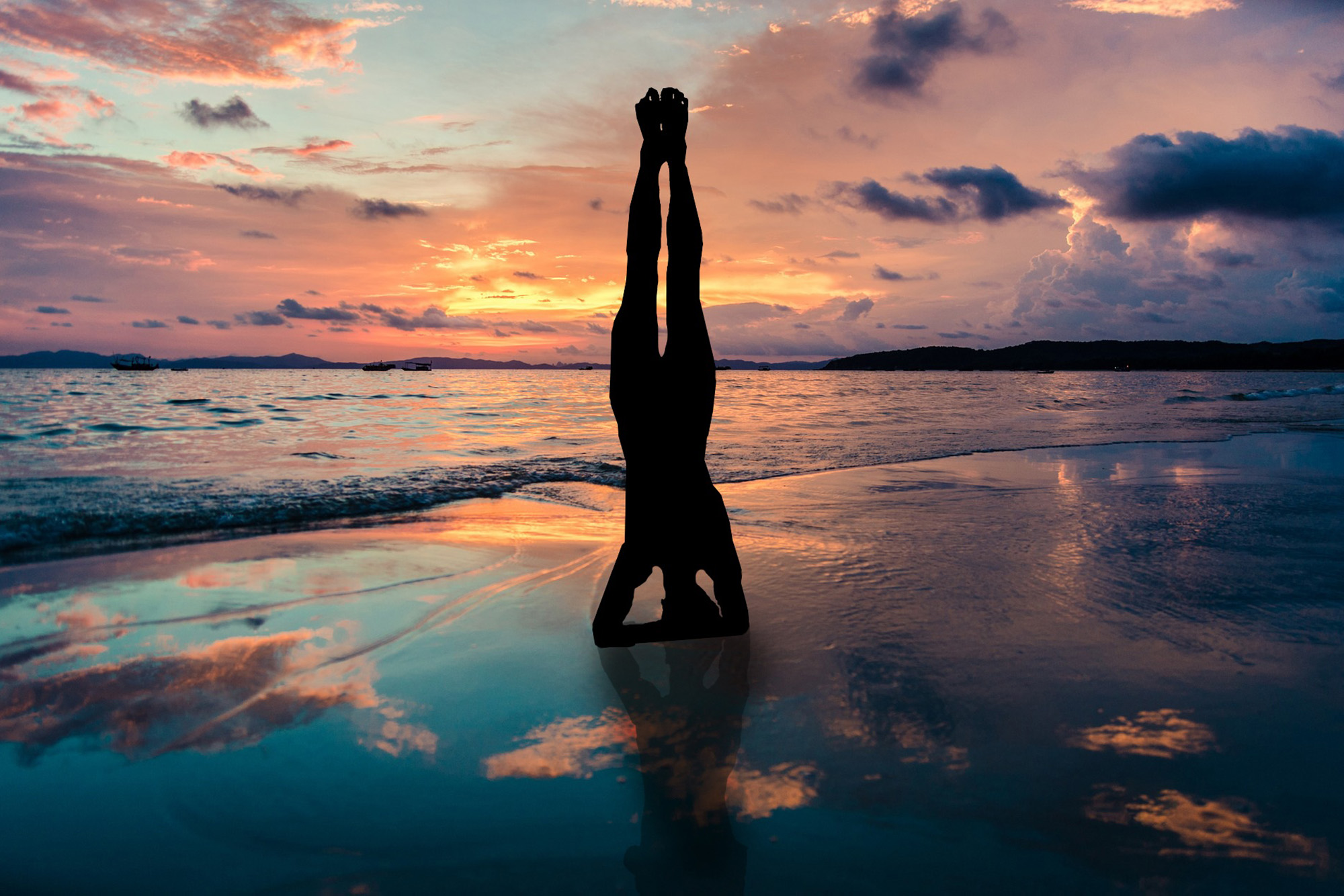 Beach yoga Stock Photos, Royalty Free Beach yoga Images