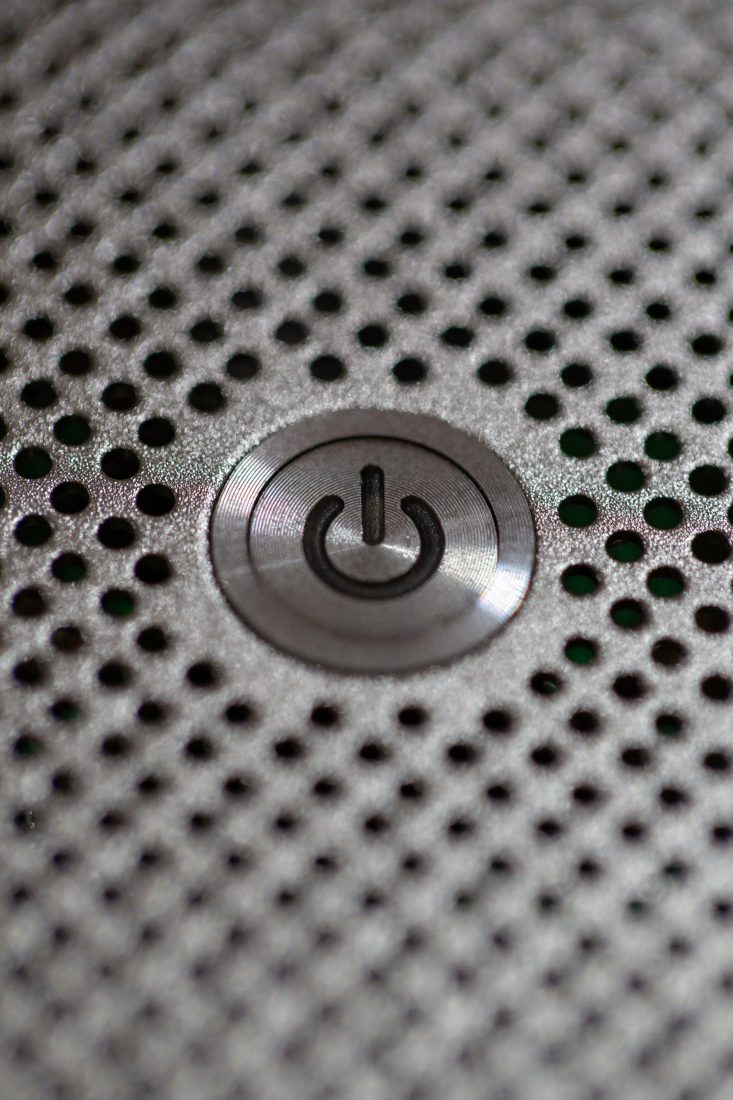 Computer Power Button Royalty Free Stock Photo