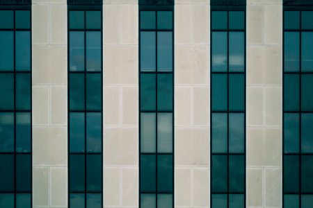 Symmetrical Building Windows