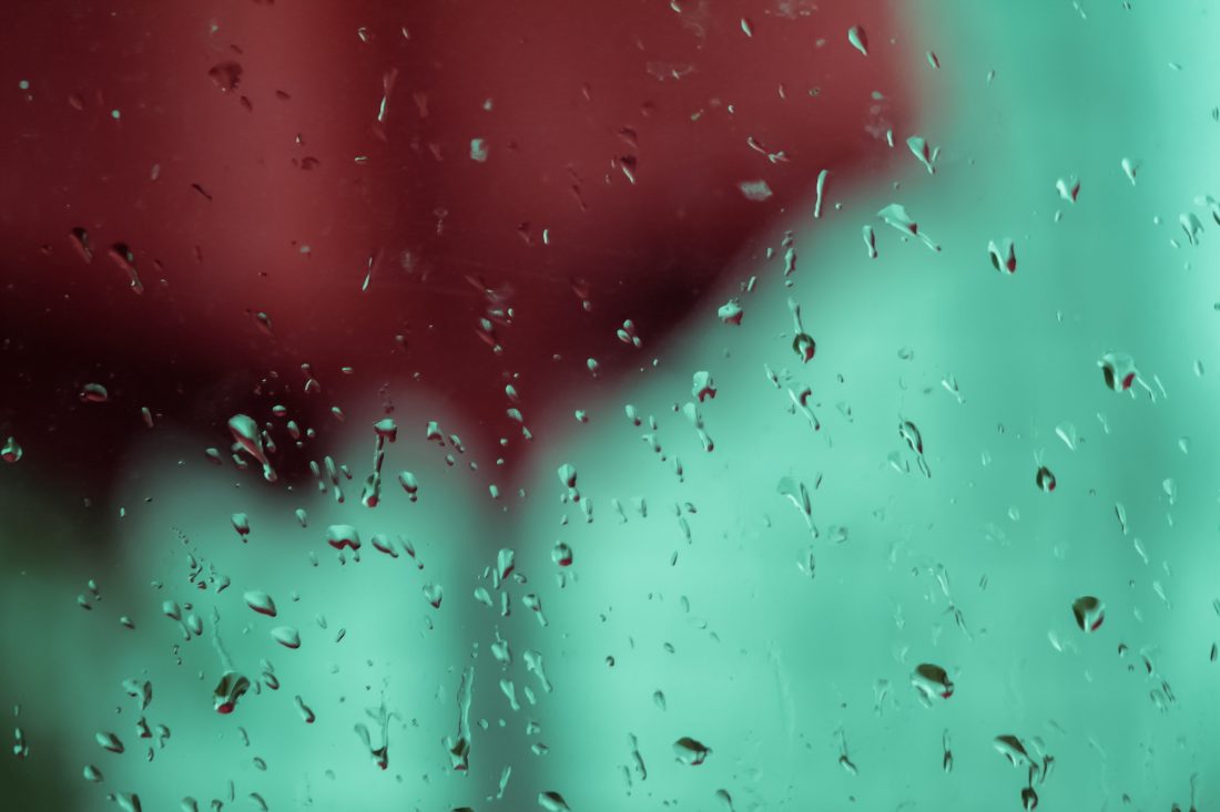 Free stock image of Rain on Window