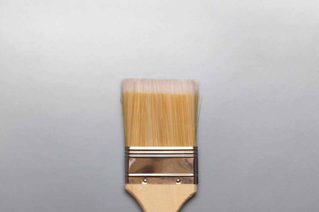 Free stock image of Paint Brush Top View
