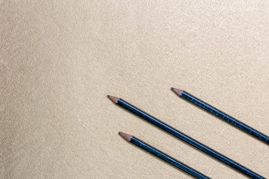 Free stock image of Pencils Gold Paper