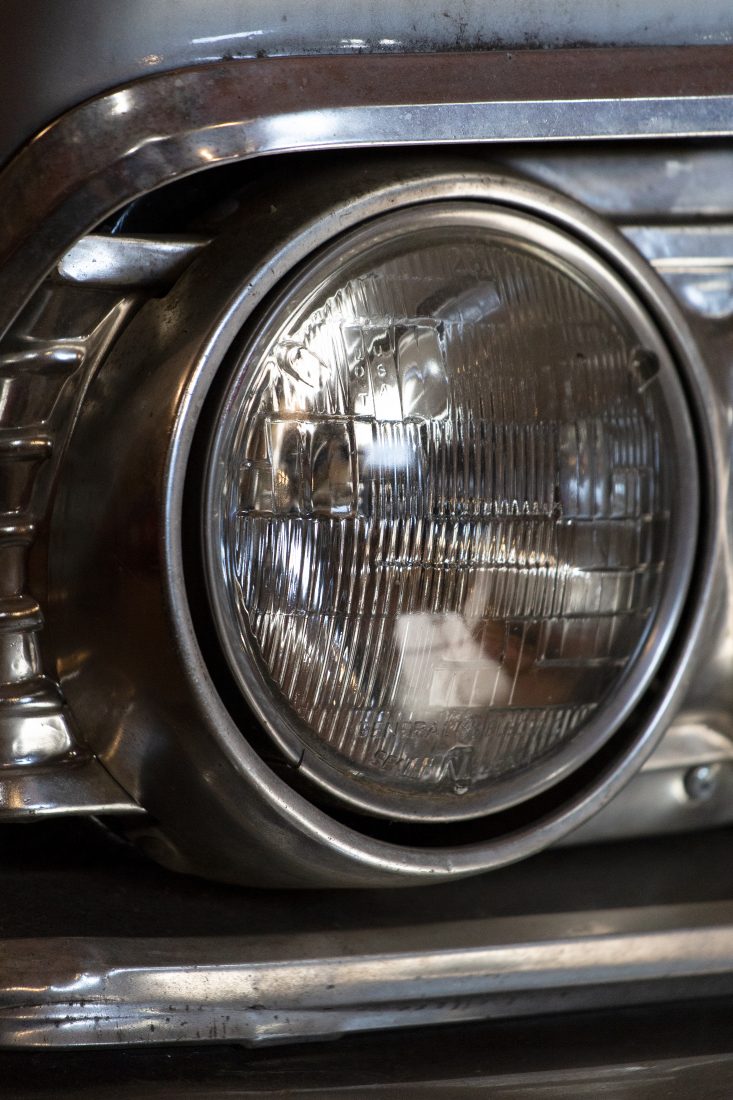 Free stock image of Vintage Car Headlight