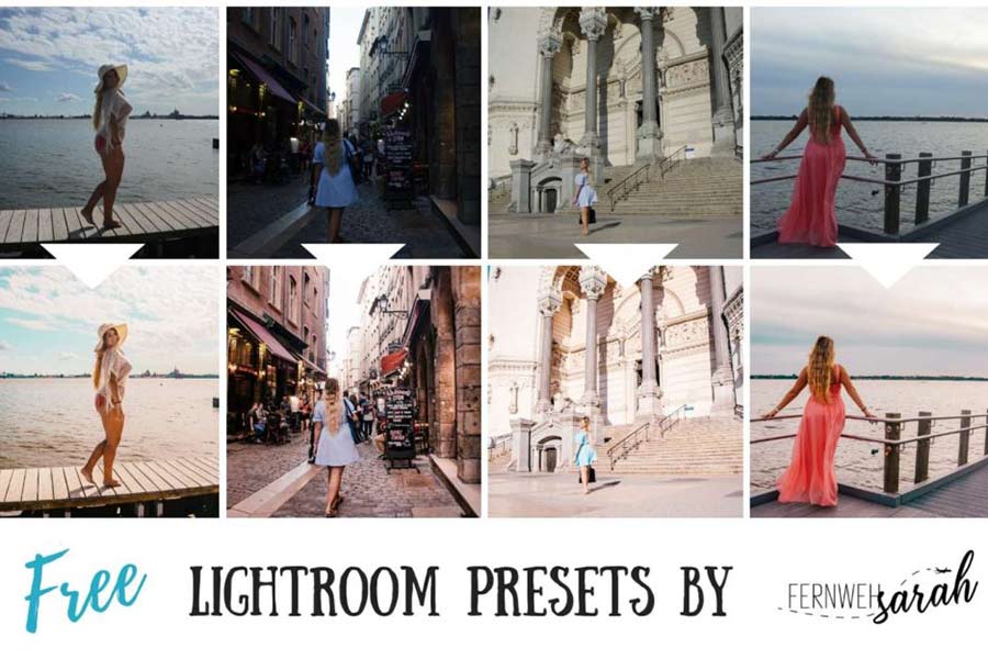 Free Lightroom Presets for Instagram by Fernwehsarah