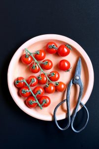 Plate of Cherry Tomatoes