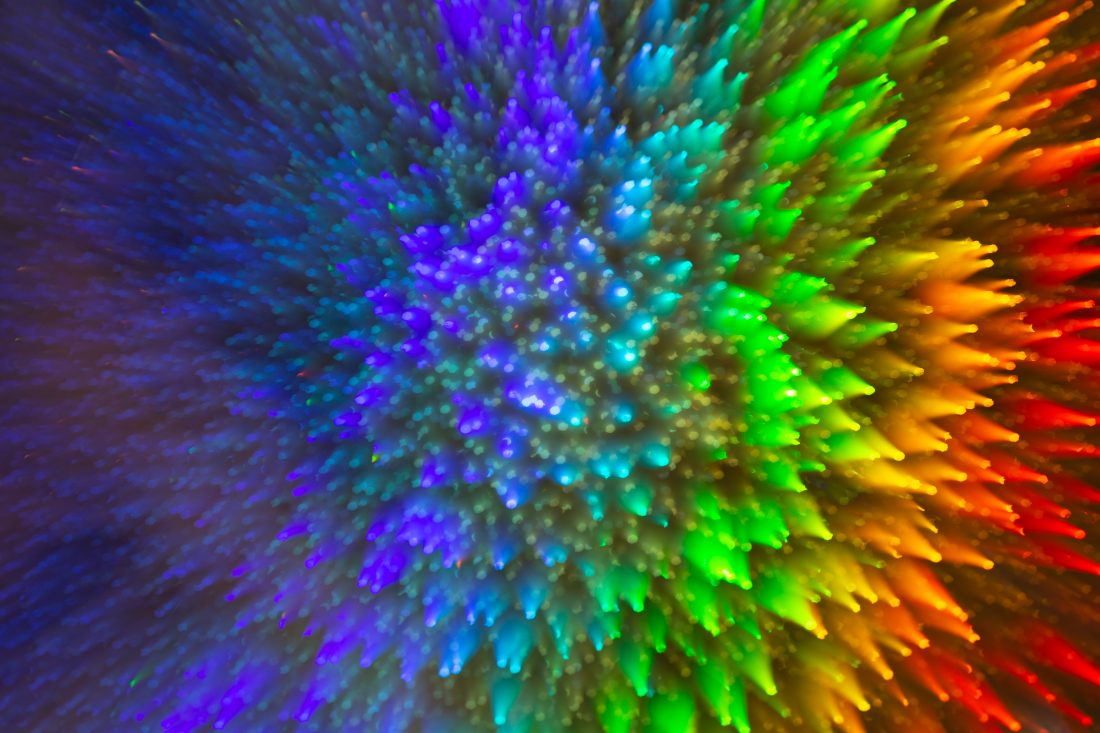 Free stock image of Colorful Abstract Explosion