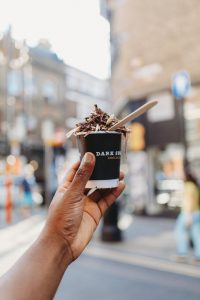 Hand Holding Ice Cream