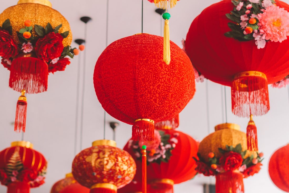 Free stock image of Red Chinese Lanterns