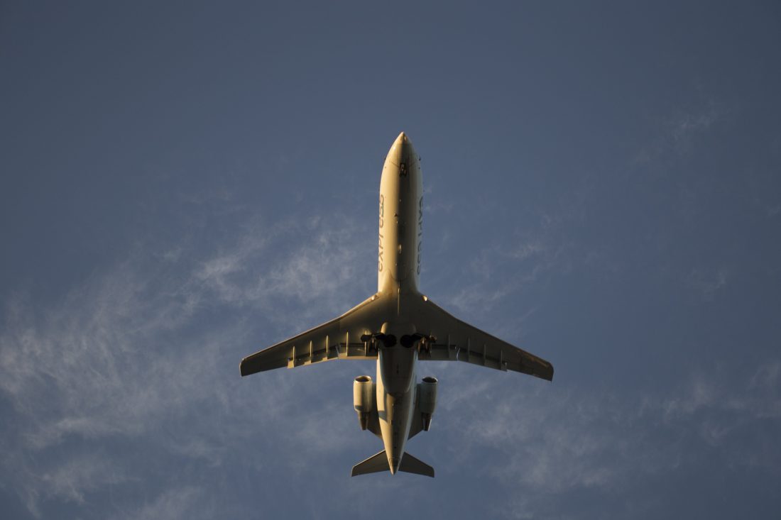 Airplane Takeoff Royalty-Free Stock Photo