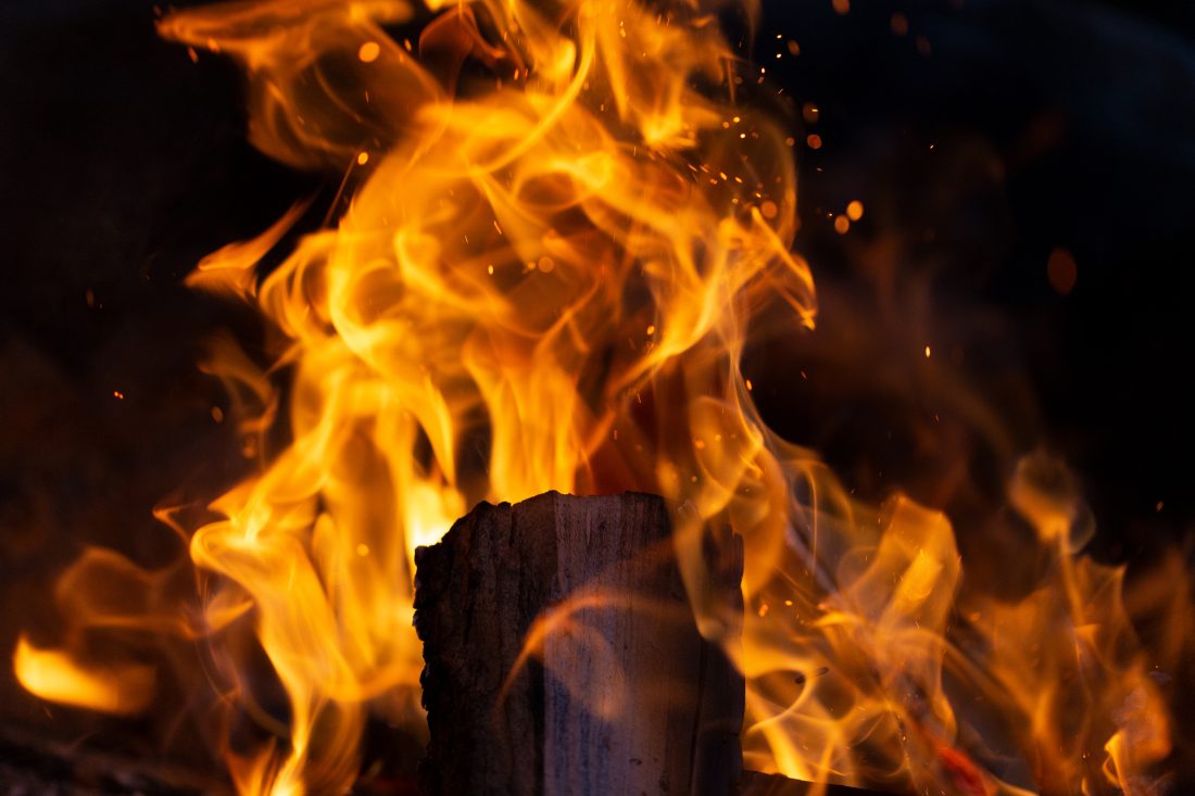 Free stock image of Campfire Flames