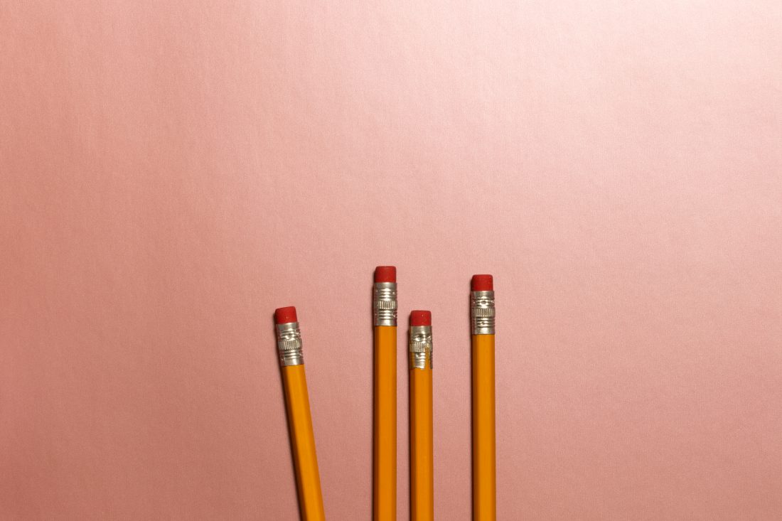 Free stock image of Pencils Flatlay