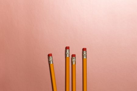 Pencils Flatlay