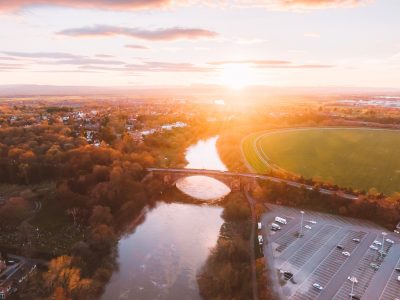 Aerial Sunset