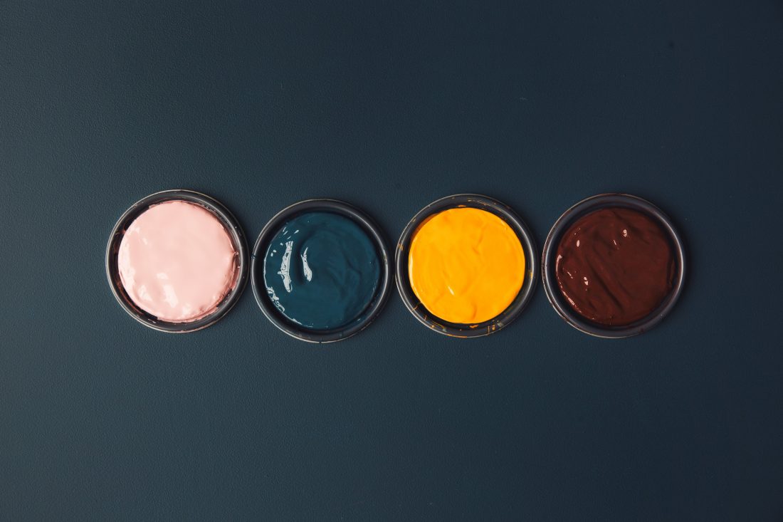 Free stock image of Paint Can Tops