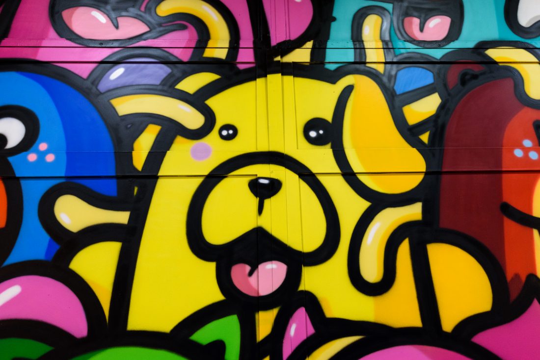 Free stock image of Colorful Graffiti Wall