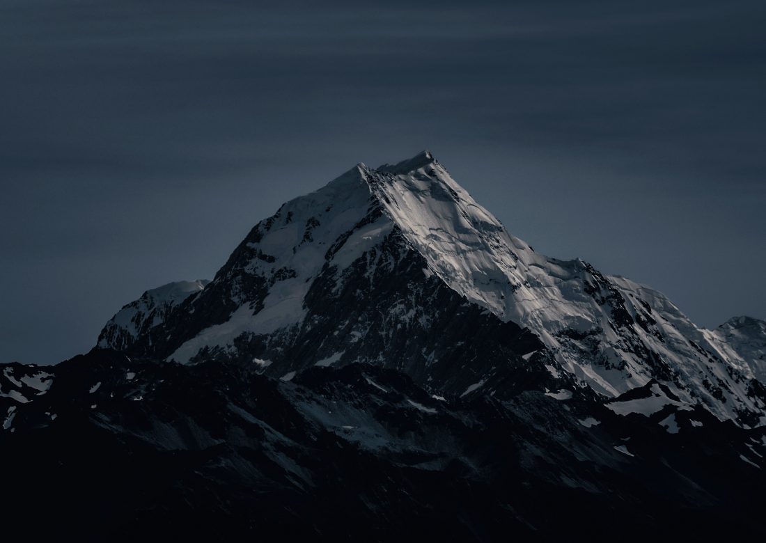 Free stock image of Mountain Summit at Night