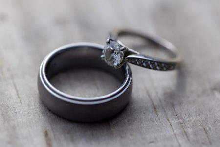 Wedding Rings on Table