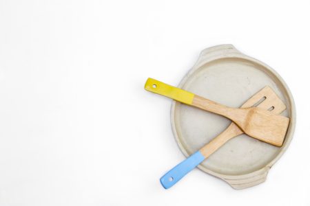 Wooden Spatula Isolated