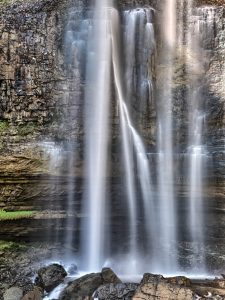 Waterfall Over Rocks