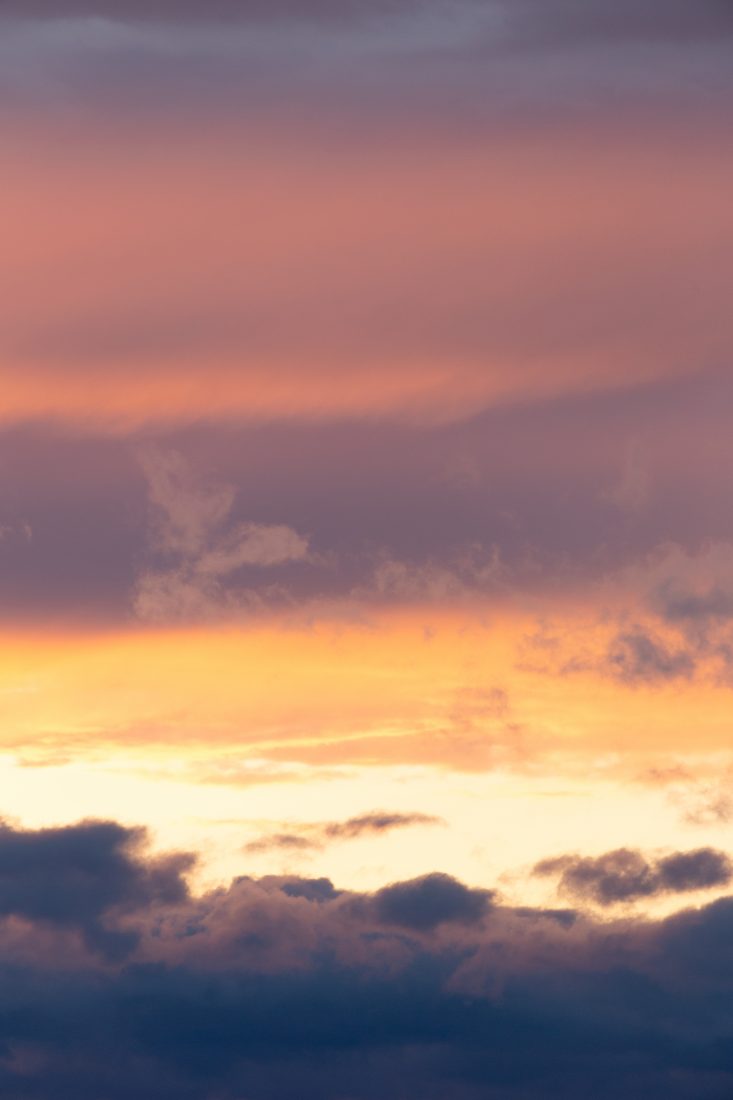 Free stock image of Sunset and Clouds