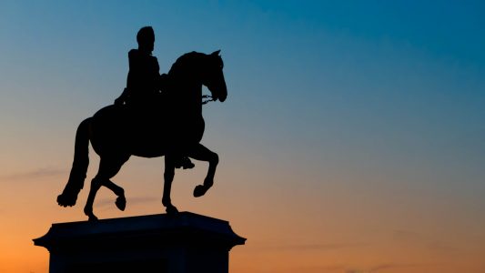 Horse Statue Silhouette