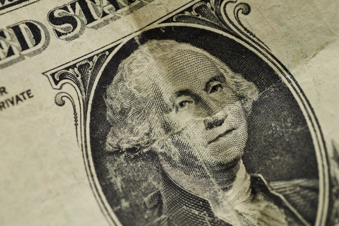 Free stock image of Dollar Bill Close up