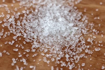 Macro Salt on Table