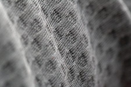 Gray Fabric Macro