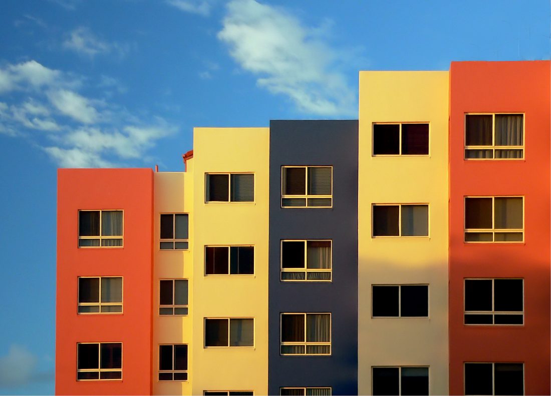 Free stock image of Colorful Buildings