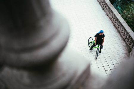 Person on Bicycle