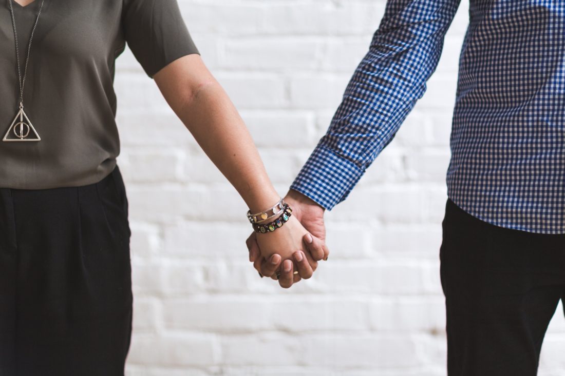 Free stock image of Couple Holding Hands
