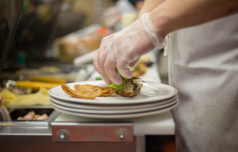 Chef Plating Food