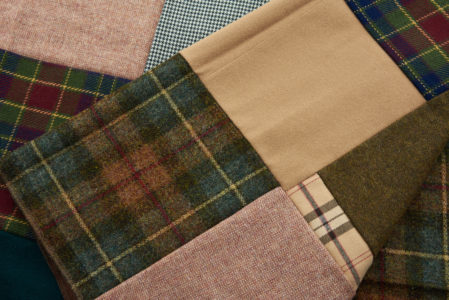 Plaid Wool Fabric