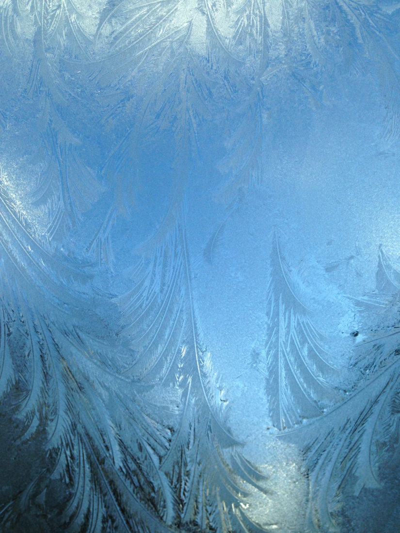Free stock image of Frost on Window