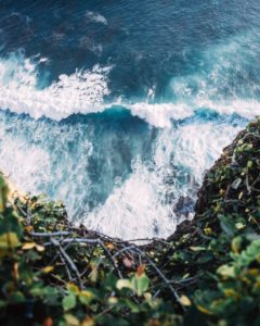 Waves Crashing Rocks