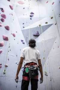 Rock Climber Indoors