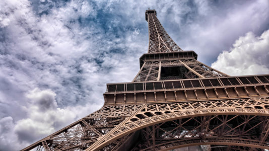 Eiffel Tower and Sky