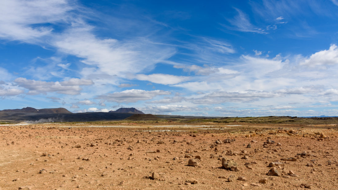 Free stock image of Cloudy Desert Landscape