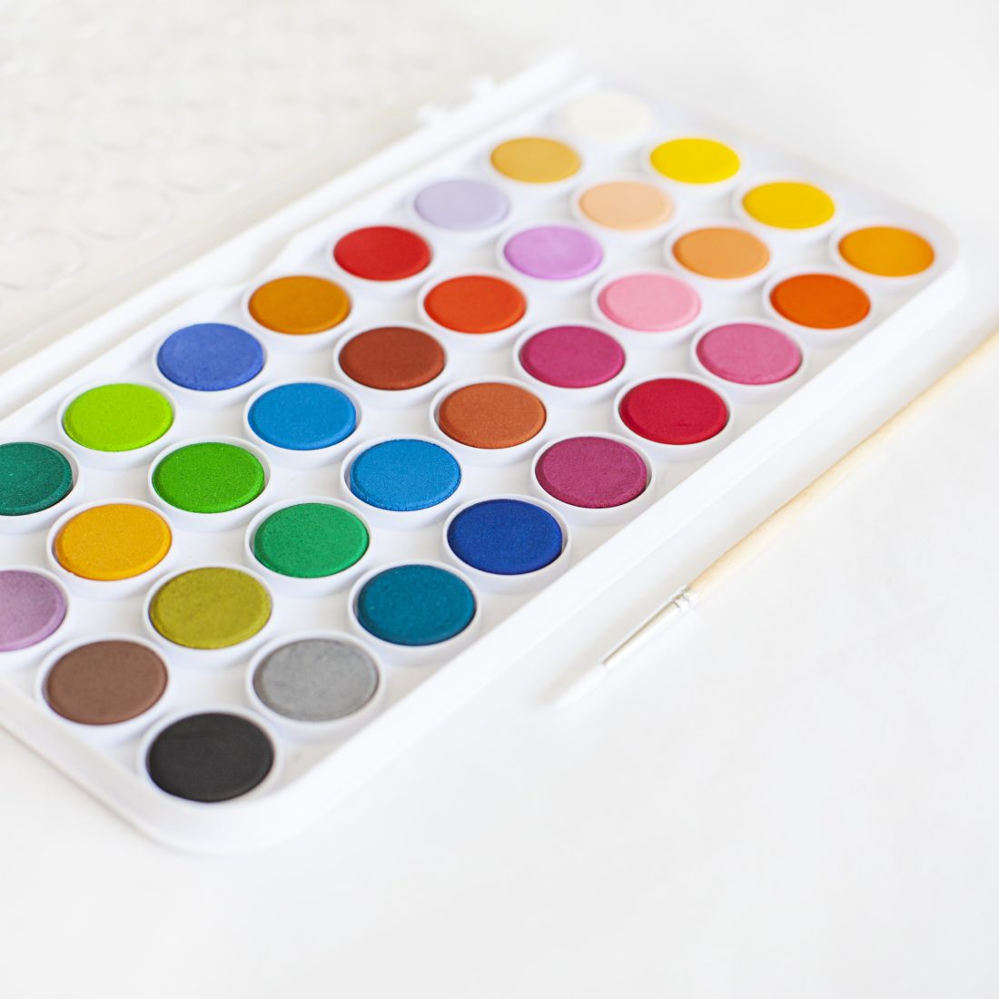 Free stock image of Watercolor Paint Palette