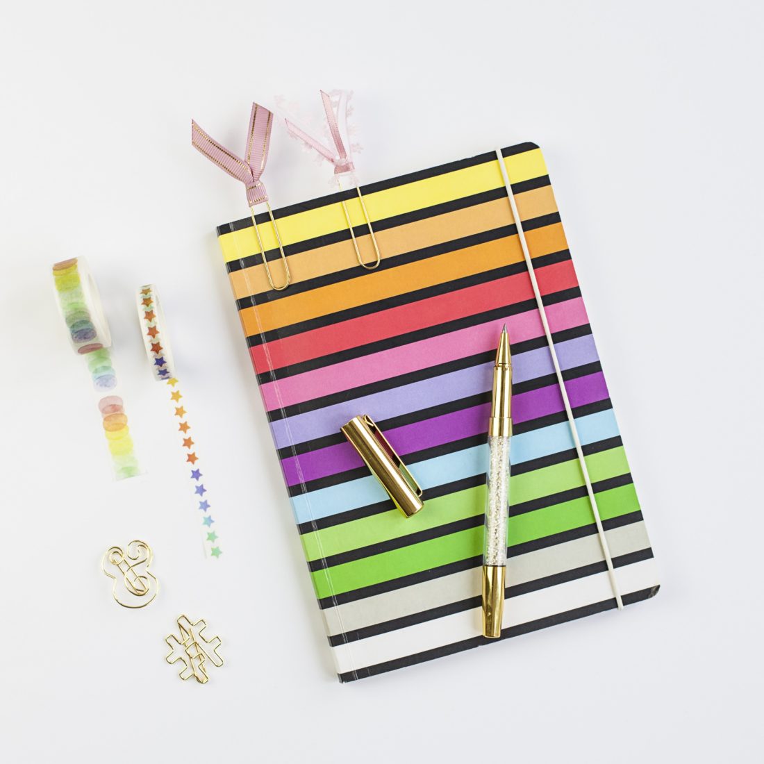 Free stock image of Paper Notebook Flat lay
