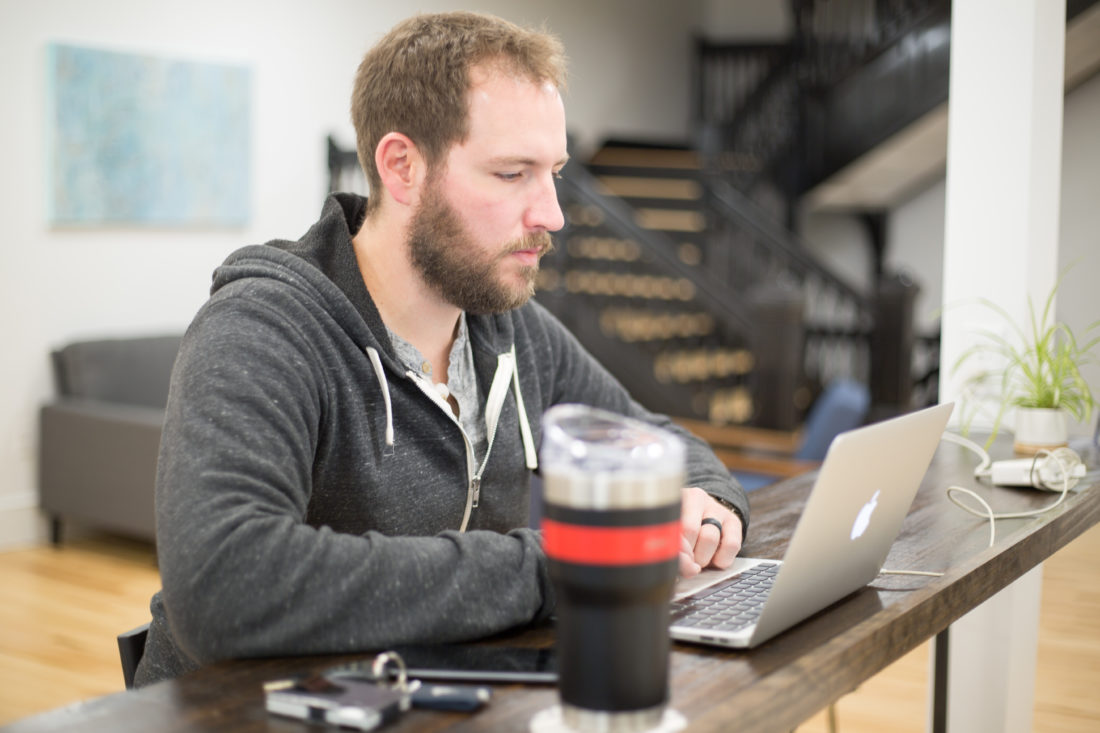 Free stock image of Man Laptop